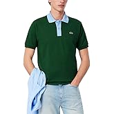 Lacoste Mens Classic Fit Contrast Collar L.12.12 Polo Shirt