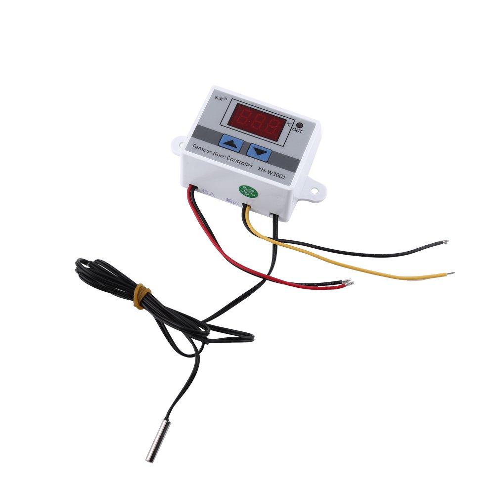 12V High Precision Digital Intelligent Temperature Controller Thermostat Reptile With Sensor