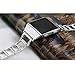 bayite for Fitbit Ionic, Replacement Metal Bracelet Adjustable Fitbit Ionic Bands Silver with Rhinestone