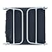 Outsunny Folding Chaise Lounge Pool Chairs, Outdoor Sun Tanning Chairs with Pillow, Reclining Back, Steel Frame & Breathable Mesh for Beach, Yard, Patio, Black