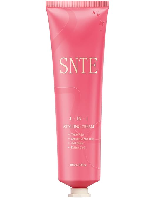 4-In-1 Styling Cream, Hair Styling Cream for Slick Back Hair, Anti