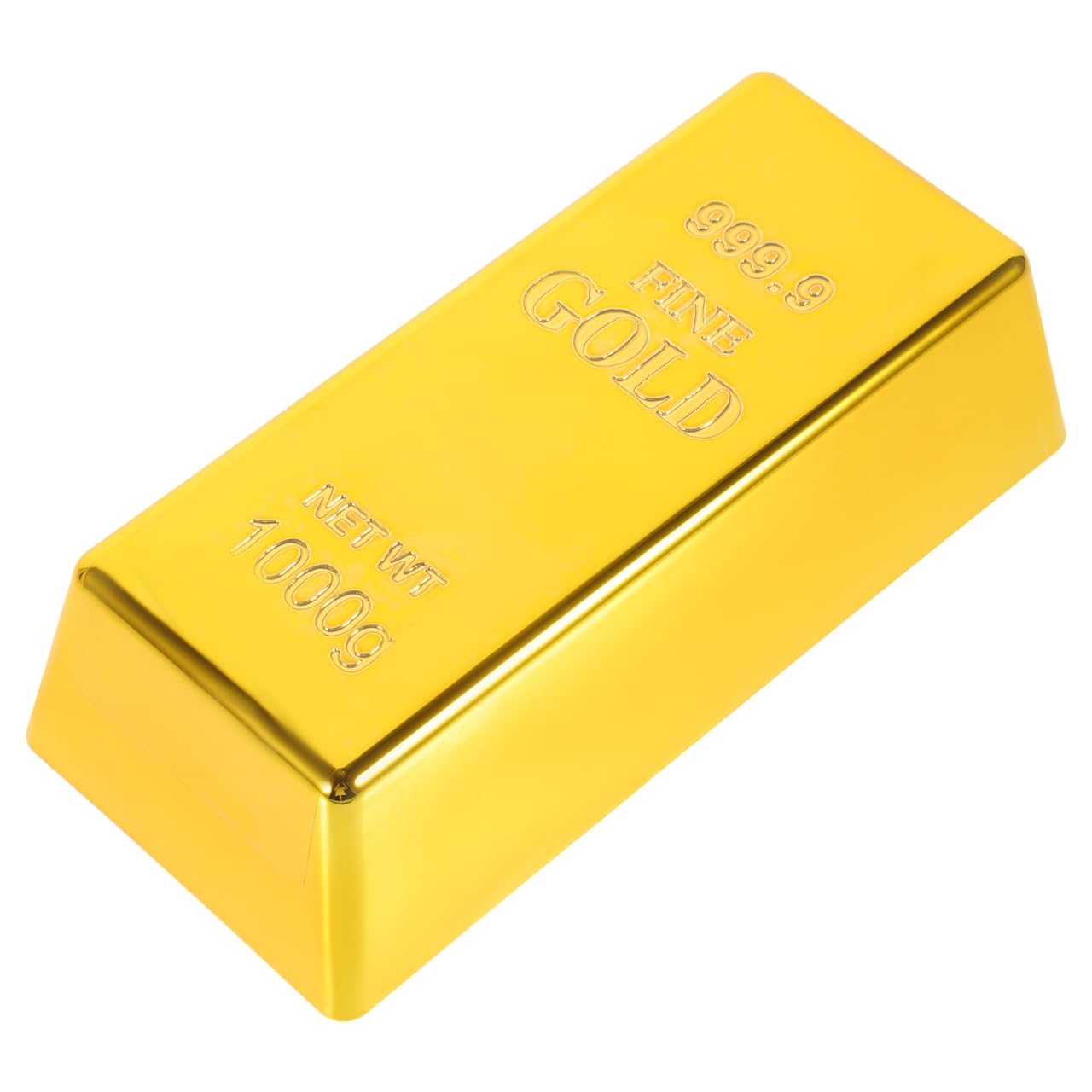 TOYANDONA Fake Gold Bar Fake Golden Brick Replica Bar Bullion Decorations Realistic Brick Prop Movie Prop Novelty Gift Joke,16.5X7.6X4.8CM