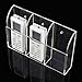 KINGSO Wall Mount Acrylic Remote Control Storage Holder Organizer