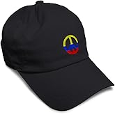 Custom Soft Baseball Hat Embroidered Dad Hat Colombia Flag Peace Colombian Bogota Men & Ladies Baseball Cap