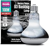 Arcadia D3 UV Basking Lamp 100W Arcadia Reptile Full Spectrum UVA UVB