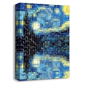NWT Canvas Wall Art Abstract Famous Pictures Painting...