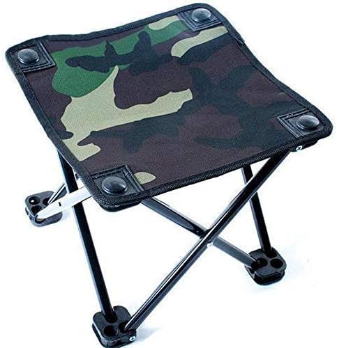 Happy reunion Camouflage Chair 12.6" Camping Stool Folding Portable Ultraligh Outdoor Folding Chair for Outdoor Camping Trave Fishing and Beach (Camouflage)