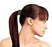Mia Braided Tonytail Ponytail Wrap Hair Accessory, Braided Synthetic Wig Hair w/Elastic Rubber Band for Women, Teens, Office, Dance - Light Brown 1pc