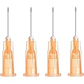 25 gague Needle 5/8 Inch Sterile Disposable Injection Needle with Cap, Pack of 100 Individually Packaged Accessories