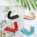 Subiceto 12 Pairs Colorful Tassel Dangle Earrings for Women Statement Bohemian Handmade Lightweight V-shaped Hanging Fringe Drop Earrings