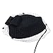 VBIGER Women's Fascinator Woolen Felt Pillbox Hat Cocktail Party Wedding Bow Veil (Black)