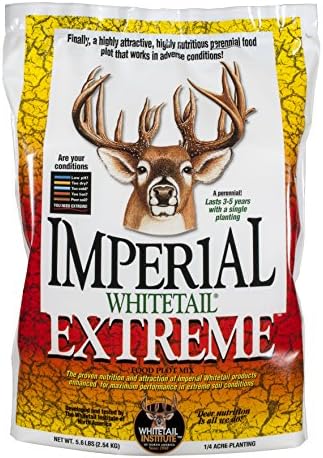 Whitetail Institute Extreme Deer Food Plot Seed, Perennial Seed Blend Designed for Poor Soil or Low Water Conditions, Highly Nutritious and Attractive to Deer