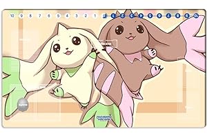 New DTCG Duel Playmat Digimon Board Terriermon Anime Trading Card Game Mat Desk Pad + Free Bag (ZD002-226-SM)