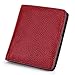 AINIMOER Small Leather Wallet for Women, Ladies Credit Card Holder RFID Blocking Women's Mini Bifold Pocket Purse, Wine