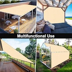 Artpuch 90% Sun Shade Cloth, 12 x 12 FT Pergola