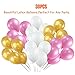 WILD ONE BIRTHDAY DECORATION KIT, Pink and White Balloons Set Perfect for 1st Bday Party Supplies Girl with One FREE Number 1 Cake Topper