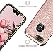 BENTOBEN Google Pixel 3 XL Case, Slim Glitter Bling Girl Women Sparkly Phone Cases Non-Slip Scratch Proof Heavy Duty Hybrid 2 in 1 Shockproof Protective Phone Cover for Google Pixel 3 XL, Rose Gold
