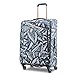 American Tourister Belle Voyage Softside Luggage with Spinner Wheels, Floral Indigo Sand, Checked-Medium 25-Inch