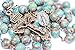 Large Heaven and Earth Jasper 10mm 5 Decade Natural Stone Bead Rosary in Copper Made in Oklahoma