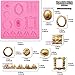 Funshowcase Steampunk Style Parts Silicone Mold for Sugarcraft, Resin Epoxy, Polymer Clay Crafting Projects