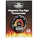 Midwest Hearth Wood Stove Thermometer - Magnetic Chimney Pipe Meter (Made in USA)