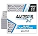 Aerostar 20x20x2 MERV 11 - 6 Count - Pleated HVAC, Furnace & Air Conditioner Filters - Removes Dust, Cold & Flu Germs, Lint, Mold, Pet Dander, Allergy-Causing Pollen, Smog & Smoke