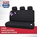 FREMONT AUTO Car Seat Covers Set for Cars, Trucks, Vans, SUV - Butterfly, Airbag Compatible (Polycloth) (Purple)