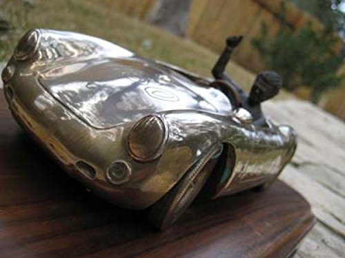 Jeff Gamble James Dean Lil' Bastard Porsche 550 Spyder Limited Edition Bronze