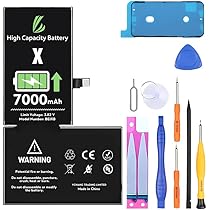 Amazon.com: LL TRADER Battery for iPhone X, 7000 mAh High