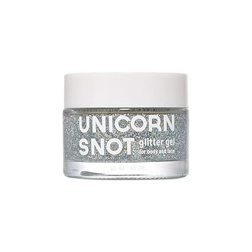 Unicorn Snot Holographic Body Glitter Gel Vegan Cruelty Free Perfect For Festival Rave Costume Sliver 16 Ounces