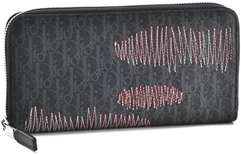 Amazon Dior Homme ディオール オム 財布 メンズ Pvcコーティングキャンバス ラウンドファスナー長財布 ダークグレー ブラック 2debc011 Xix 00d 並行輸入品 Dior Homme ディオール オム 財布