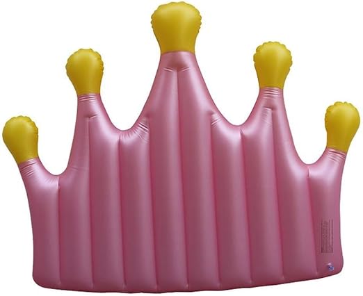 Mihaojianbing En Forma De Corona Fila Flotante Fiesta De Verano Natación Playa Vacaciones Adultos Niños Juguetes Acuáticos, Piscina Inflable, 150 Cm Piscina Inflable Flotante, Fuerte flotabilidad: Amazon.es: Jardín