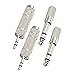 eBoot Headphone Adapter 6.35 mm Male to 3.5 mm Female and Stereo Adaptor 3.5 mm Male to 6.35 mm Mono Female, Nickel Plated, 4 Pieces