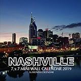 Nashville 7 x 7 Mini Wall Calendar 2019: 16 Month Calendar by Mason Landon