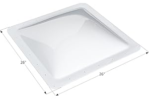 ICON 01857 RV Skylight SL2222-22" x 22" x 4", White