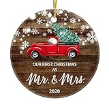 JUPPE Our First Christmas As Mr & Mrs Decoration Mr