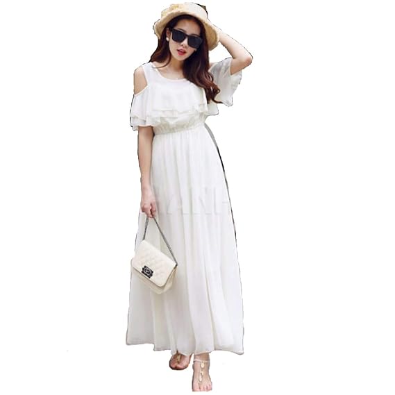 long frock white