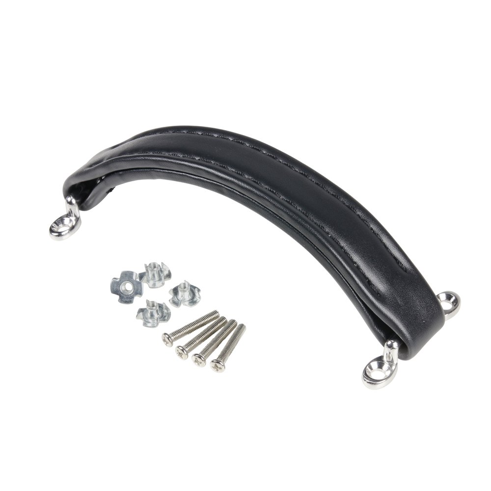 Adam Hall Hardware 3414 BLK - Strap Handle Leatherette black