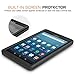 MoKo Case for Fire HD 8 2016 Tablet - [Heavy Duty] Full Body Rugged Cover with Built-in Screen Protector for Amazon Fire HD 8 (Previous 6th Generation - 2016 Release ONLY), Black