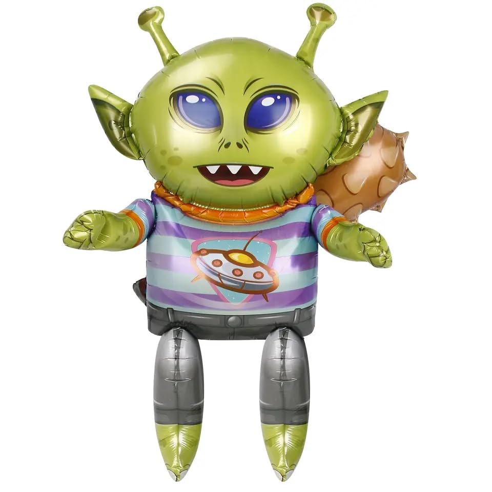 3D Alien Foil Balloon, 65cm — image 1