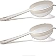 Nylon Mesh Strainer 2 Pack - Strain Your Wide Mouth Mason Jar Batches - Less Mess, Less Waste - Strain Your Water Kefir Grains - Homebrewing And Kitchen Essential - 2 Strainers - 3"