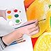 25 Pcs Paint Tray Palettes 6 Well Rectangular Plastic Watercolor Pallets, White