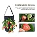 FLYING TIGER Planting Grow Bag, Hanging Design Gallon Strawberry Grow Bags 8 Grow Bag Fabric Plant Grow Pot Black Planter Bagthumb 2