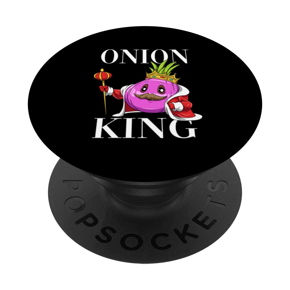 Onion King for a Onion Lover Onion Eater Onion Fans Cook PopSockets Swappable PopGrip