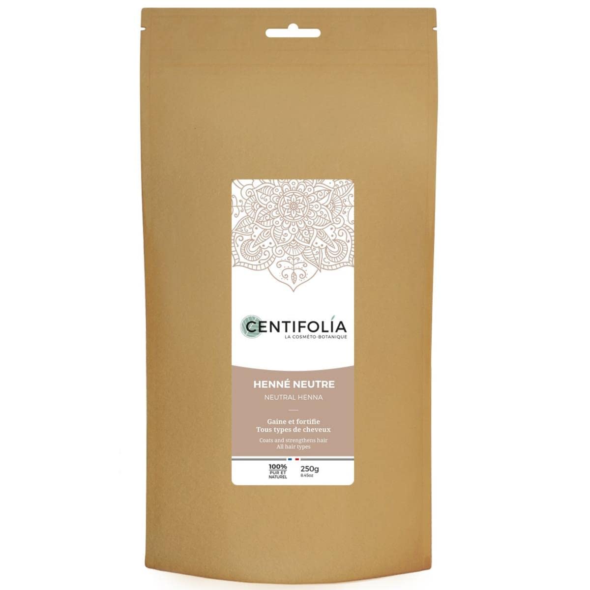 Neutral henna with plant extracts - 250 g - CENTIFOLIA
