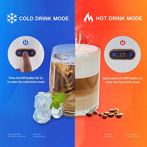 HIBREW 4 in 1 Espresso Machine for Capsule, 19 Bar Single Serve