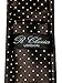 Retreez Pin Dots Woven Microfiber Skinny Tie - Dark Brown with Brown Pin Dots