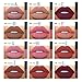 Matte Lip Gloss,Hemlock Lady Makeup Lipstick Waterproof Liquid Lipstick (J)
