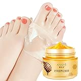 Coerni Milk&Honey Moisturizing Peel Off Foot Wax Mask Cream Exfoliate Dead Skin/Hydrating/Nourish/Whitening