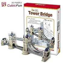 London's Tower Bridge 3D Puzzle Paper Model